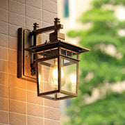 Vintage Full Metal Outdoor Wall Sconce